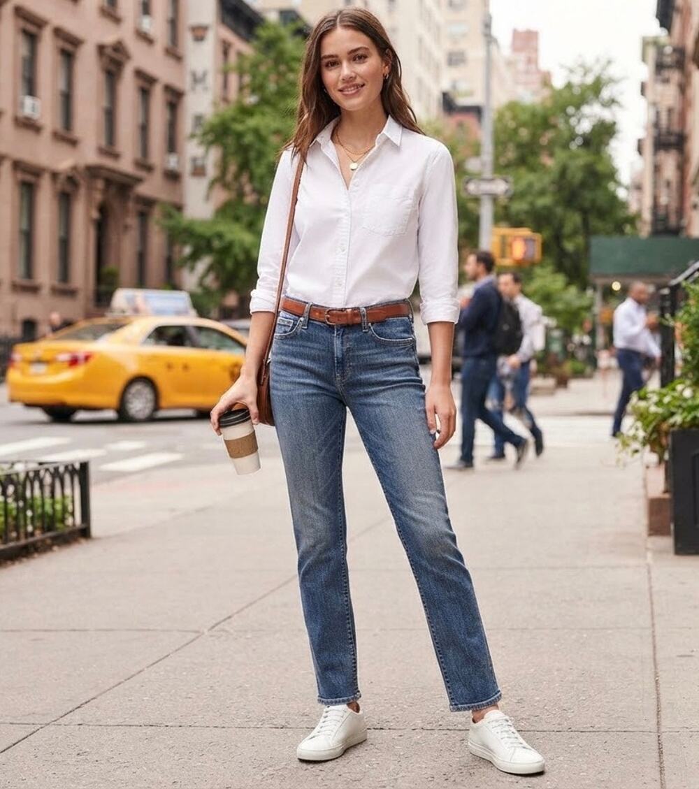GAP Denim Mid Rise Straight Sz 10